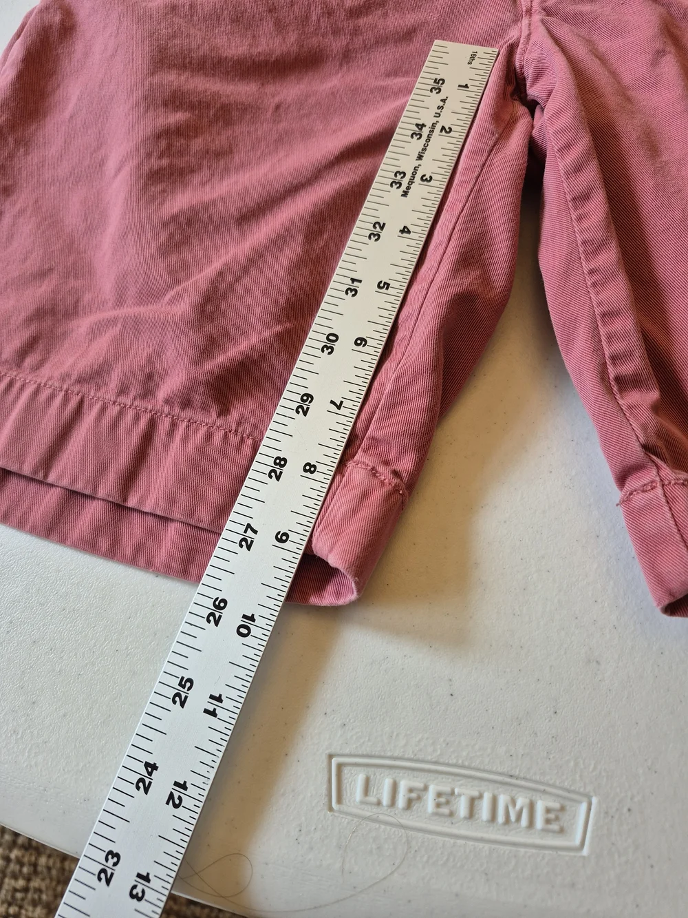 J. Crew Men's Salmon Pink Flat Front Chino Shorts 4900